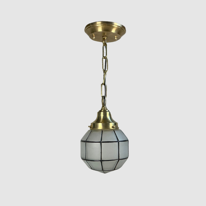 Geometric Globe Pendant Light Fixture