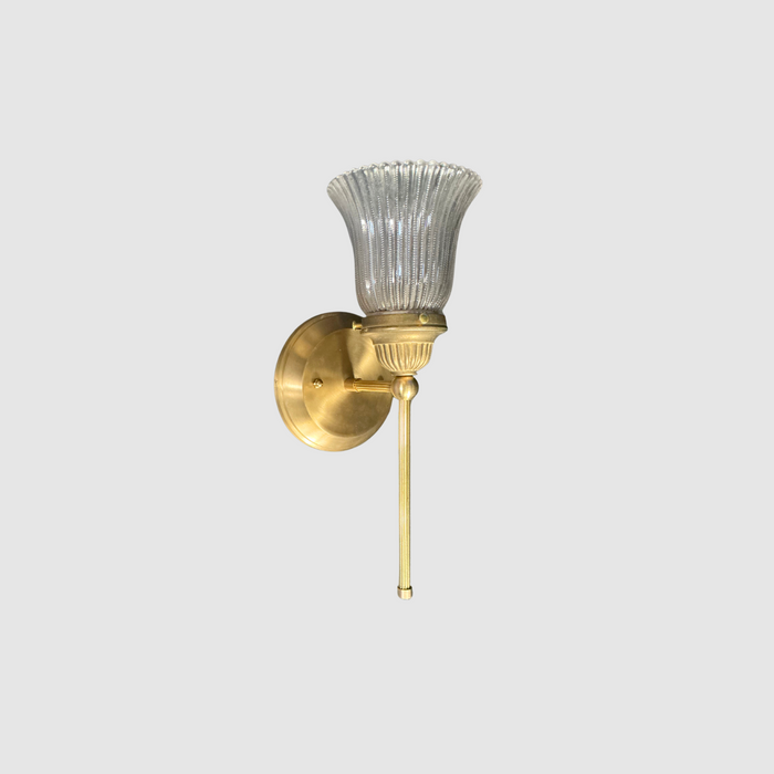 Reeded Torch Sconce