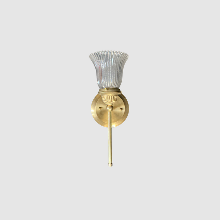 Reeded Torch Sconce