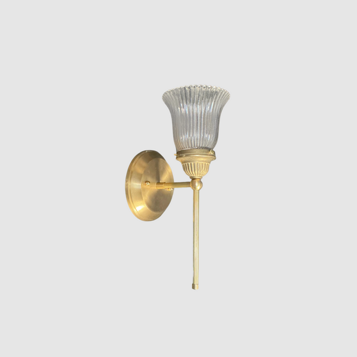 Reeded Torch Sconce