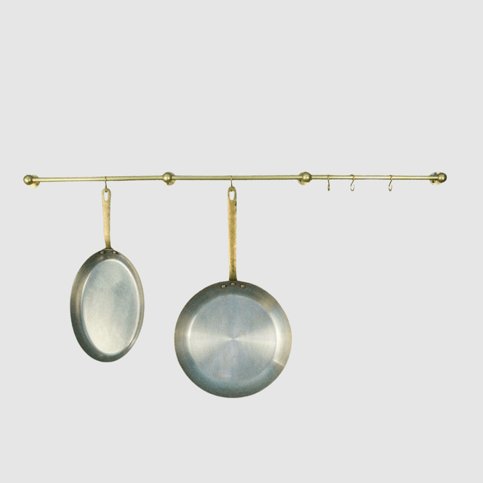 Brass Kitchen Rail - Pepe & Carols