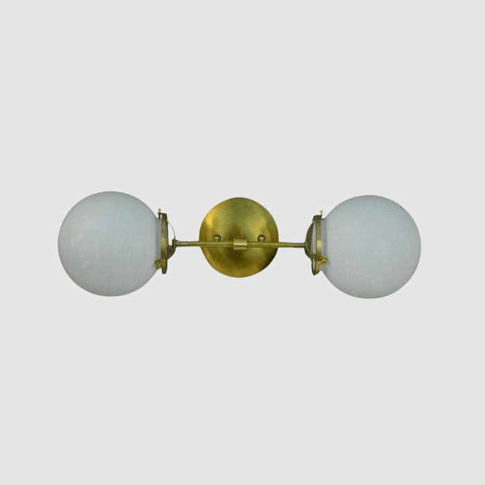 Straight Mid Century Globe Wall Sconce - Pepe & Carols