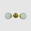 Straight Mid Century Globe Wall Sconce - Pepe & Carols