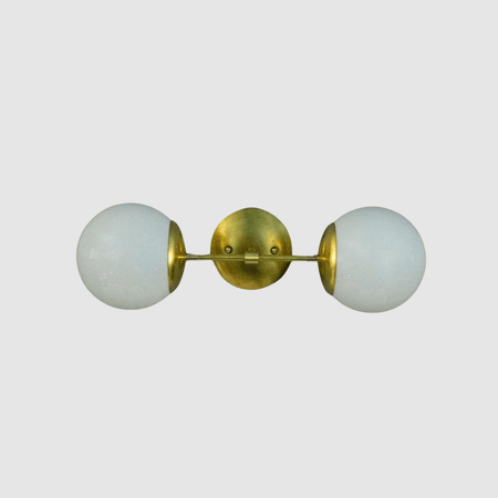 Straight Mid Century Globe Wall Sconce - Pepe & Carols