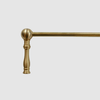 Brass Spindle Gallery Shelf Rail - Pepe & Carols