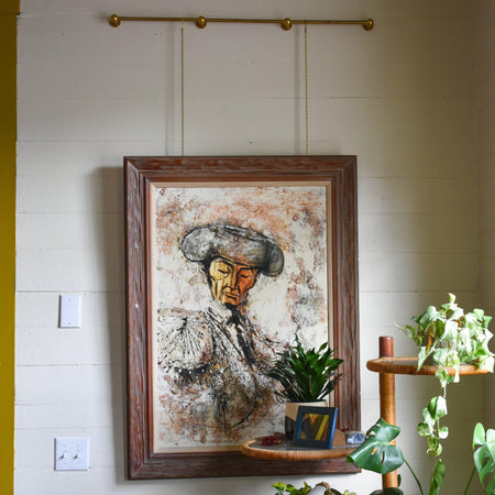 Wall Mounted Brass Picture Rail - Pepe & Carols