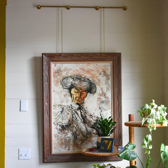 Wall Mounted Brass Picture Rail - Pepe & Carols