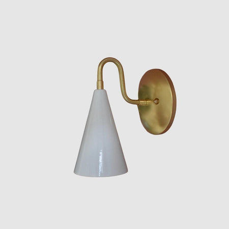 Cone Pin Up Wall Sconce - Pepe & Carols
