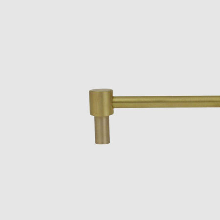 Mini Modern Brass Gallery Shelf Rail - Pepe & Carols