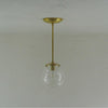 Petite Glass Globe Light Fixture - Pepe & Carols