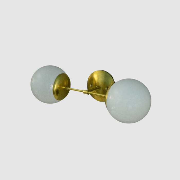Straight Mid Century Globe Wall Sconce - Pepe & Carols