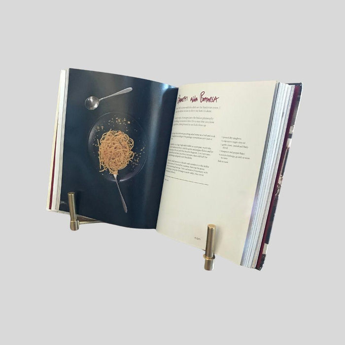 Brass Cookbook Stand / Holder - Pepe & Carols