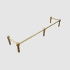 Mini Modern Brass Gallery Shelf Rail - Pepe & Carols